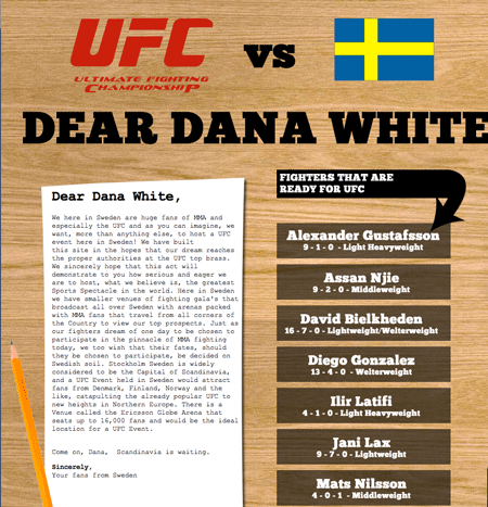Dear Dana White