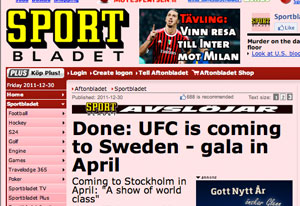 UFC_To_Sweden