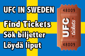 UFC in Sweden Tickets