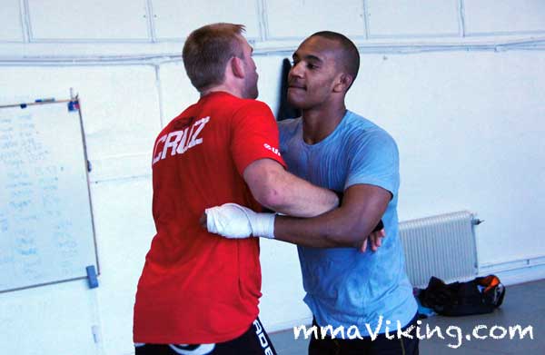 Musoke Training with Gustafsson