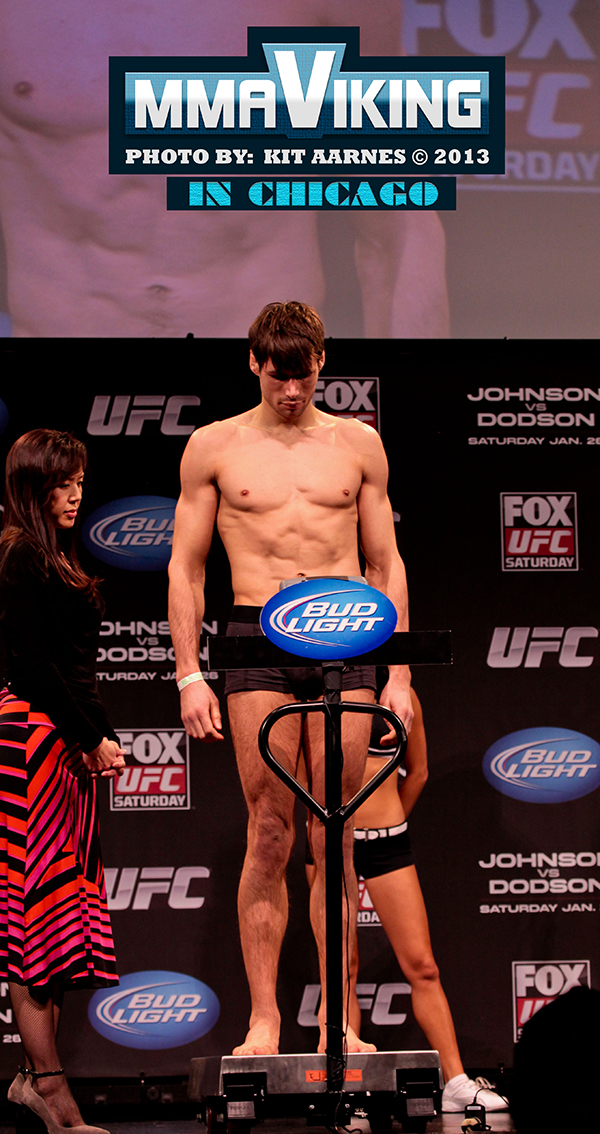 Exclusive Simeon Thoresen Weigh In Pictures From Ufc On