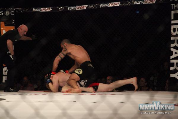 Yosef pouncing on Sokol at Superior Challenge 8