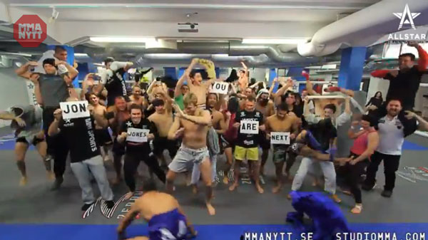 Gustafsson Shaking It at Allstars Training Center