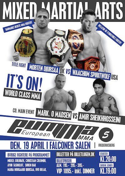 European MMA 5 Poster