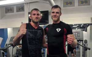 Gustafsson with Vanttinen at Allstars