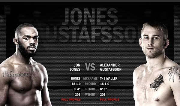 Gustafsson Versus Jones UFC