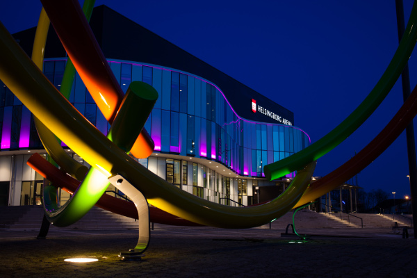 Helsingborg Arena, the venue that will hold Heroes Fighting Championships next event.