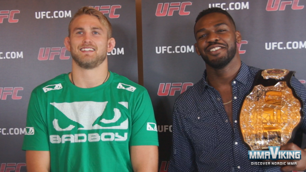 Jones at a Press Conference in Stockholm, But He Won't Fight Here