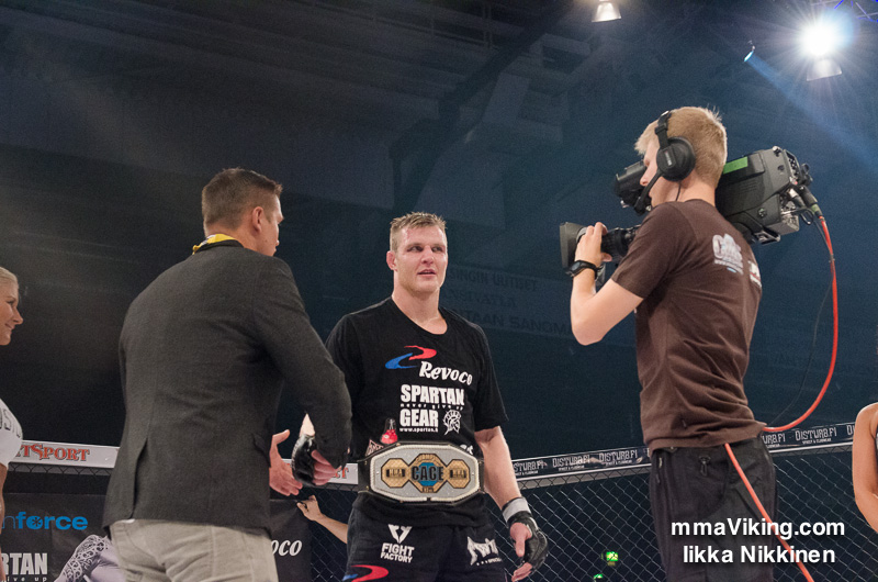 Marcus Vänttinen kept his belt.