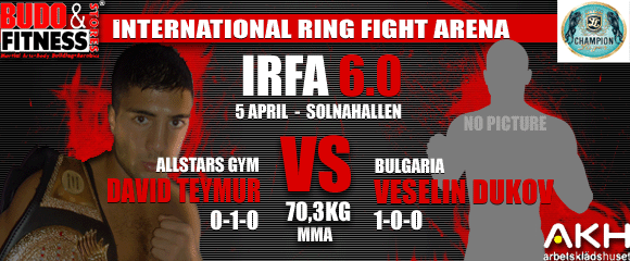 David Teymur, Allstars Gym vs Veselin Dukov, Bulgaria