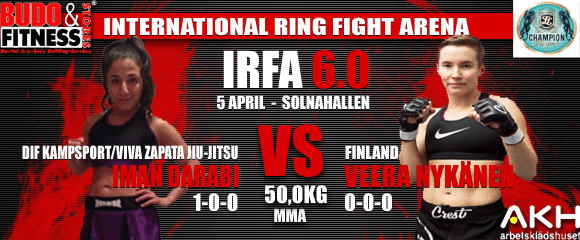 Iman Darabi, DIF Kampsport/Viva Zapata Jiu-Jitsu vs Veera Nykanen, Finland