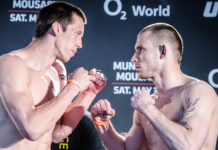 Photos : Magnus Cedenblad and Krzysztof Jotko Weigh-in at UFC FN Berlin