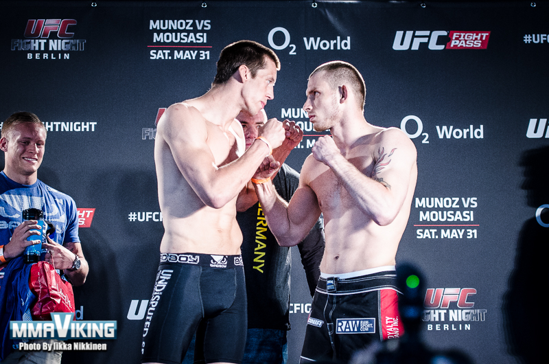 Cedenblad and Jatko at Weigh-ins