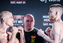 Photos : Tom Niinimäki and Niklas Bäckström Weigh-in UFC FN Berlin
