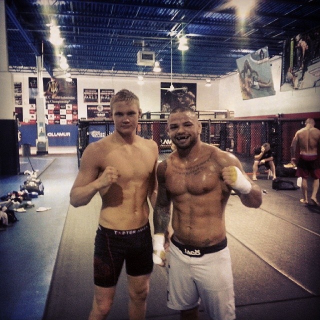 Enkamp with Thiago Alves