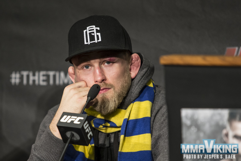 Gustafsson Talking at Sunday's Press Conference