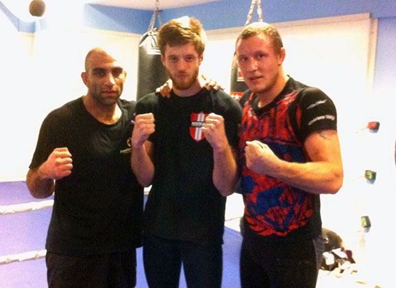 Tollefsen between Frontline's Mohsen Bahari and Jack Hermansson