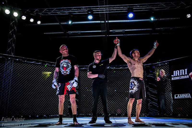 Ridasmaa Wins at Fight Night (Photo by Tommari Foto)