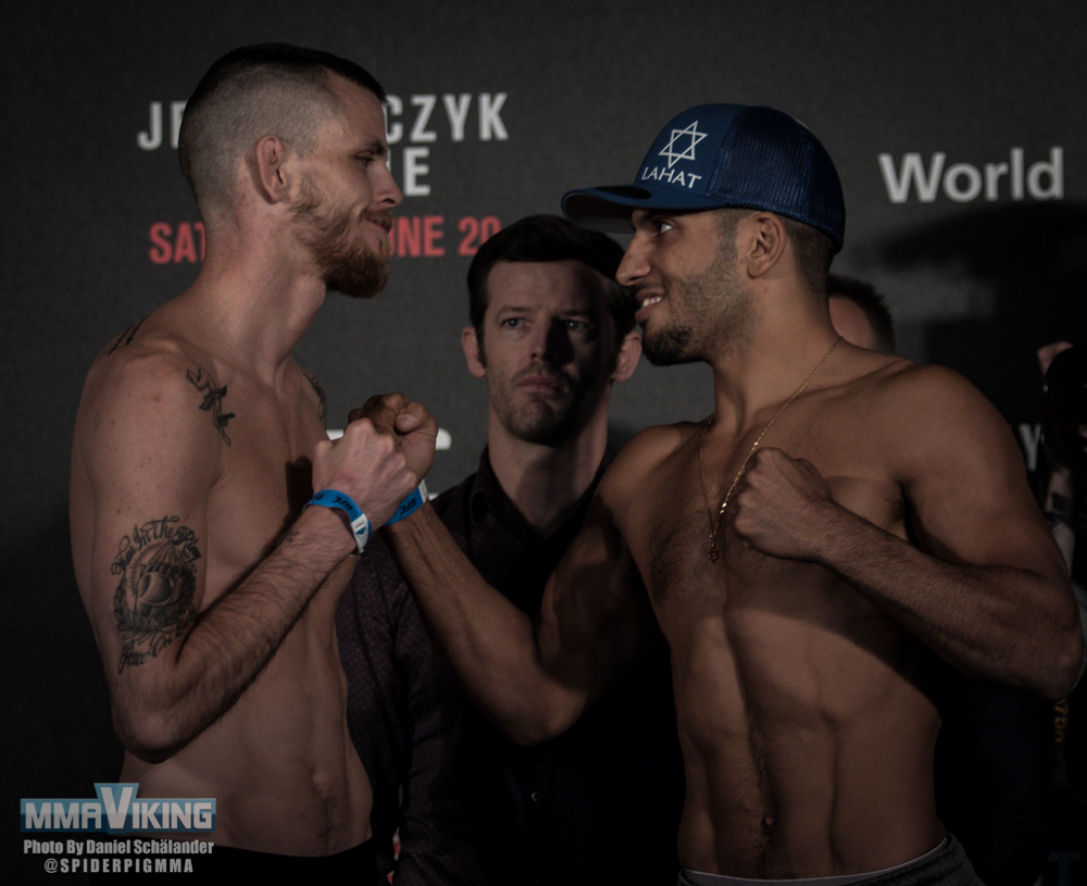 Backstrom at Weigh-ins