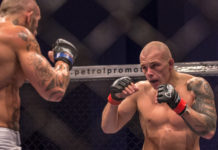 Cageside photos: Jussi Halonen vs. Julien Piednoir at Cage 32.
