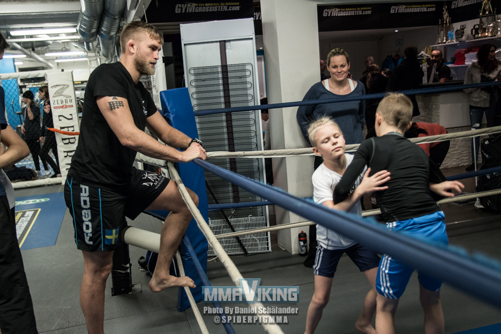 Alex This Past Weekend Helping Kids Learn Martial Arts