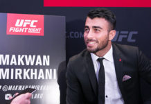 Photos : Makwan Amirkhani at UFC London Media Day