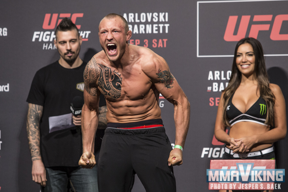 Hermansson is the first of five Nordic fighters