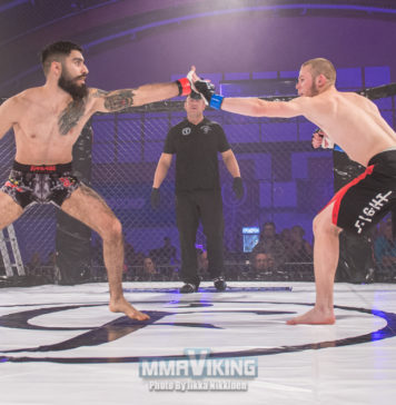 Photos: Hannan Housmand vs. Denis Ignatiev at Carelia Fight 13.