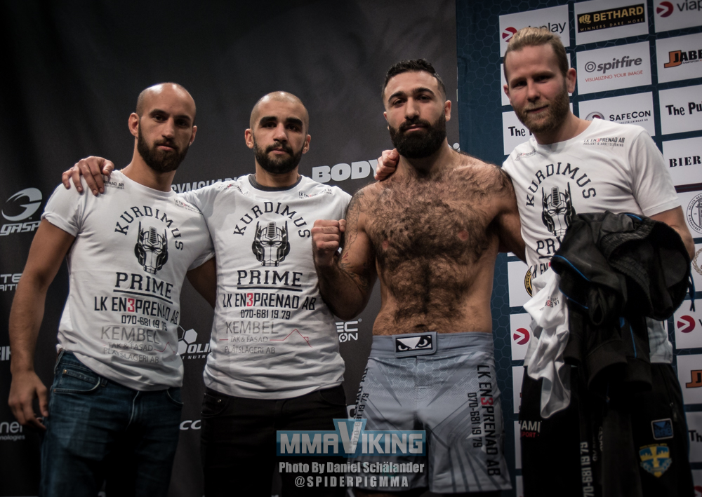 Weigh-in Photos : Gard Olve Sagen Versus Rostem Akman at SC 16