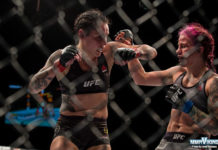 Photos : Lina Lansberg Outpoints Gina Mazanywi at UFC Liverpool