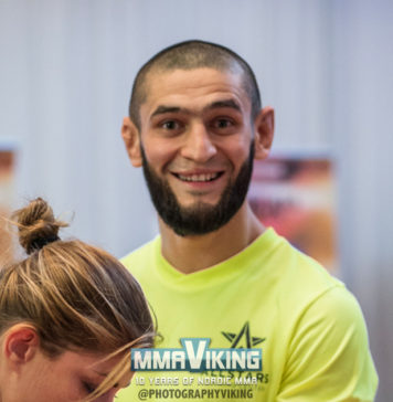 Backstage Photos : Khamzat Chimaev at Brave 18