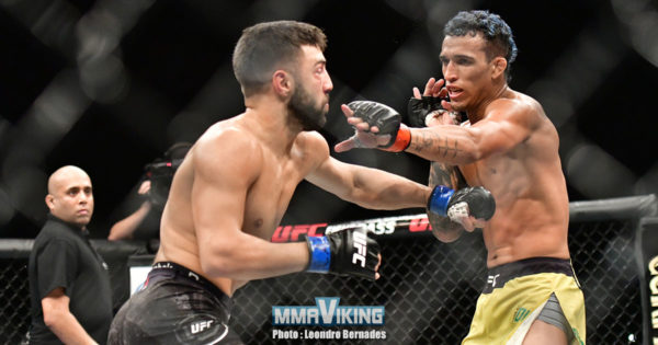 Photos : David Teymur Versus Charles Oliveira at UFC Brazil