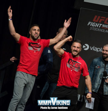Weigh-in Photos : Daniel Teymur at UFC Sweden 6